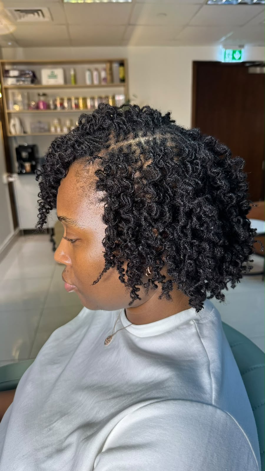 Sisterlocs styling close-up